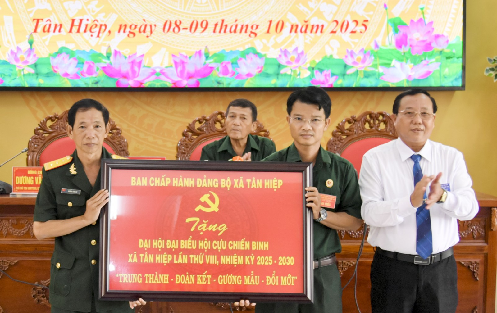 Đại hội đại biểu Hội Cựu chiến binh xã Tân Hiệp nhiệm kỳ 2025 - 2030