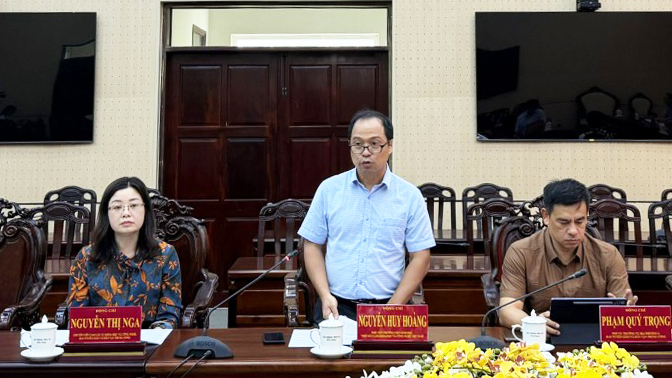 Đoàn khảo sát Ban Tuyên giáo và Dân vận Trung ương làm việc với Thường trực Tỉnh ủy An Giang
