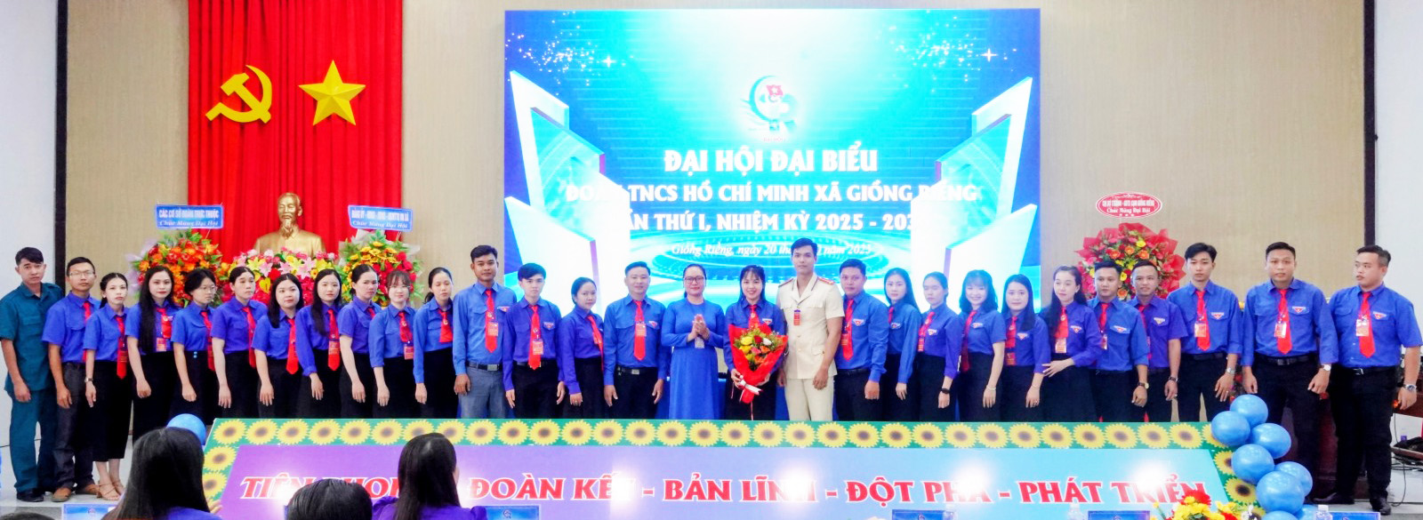Đại hội Đoàn TNCS Hồ Chí Minh xã Giồng Riềng lần thứ I