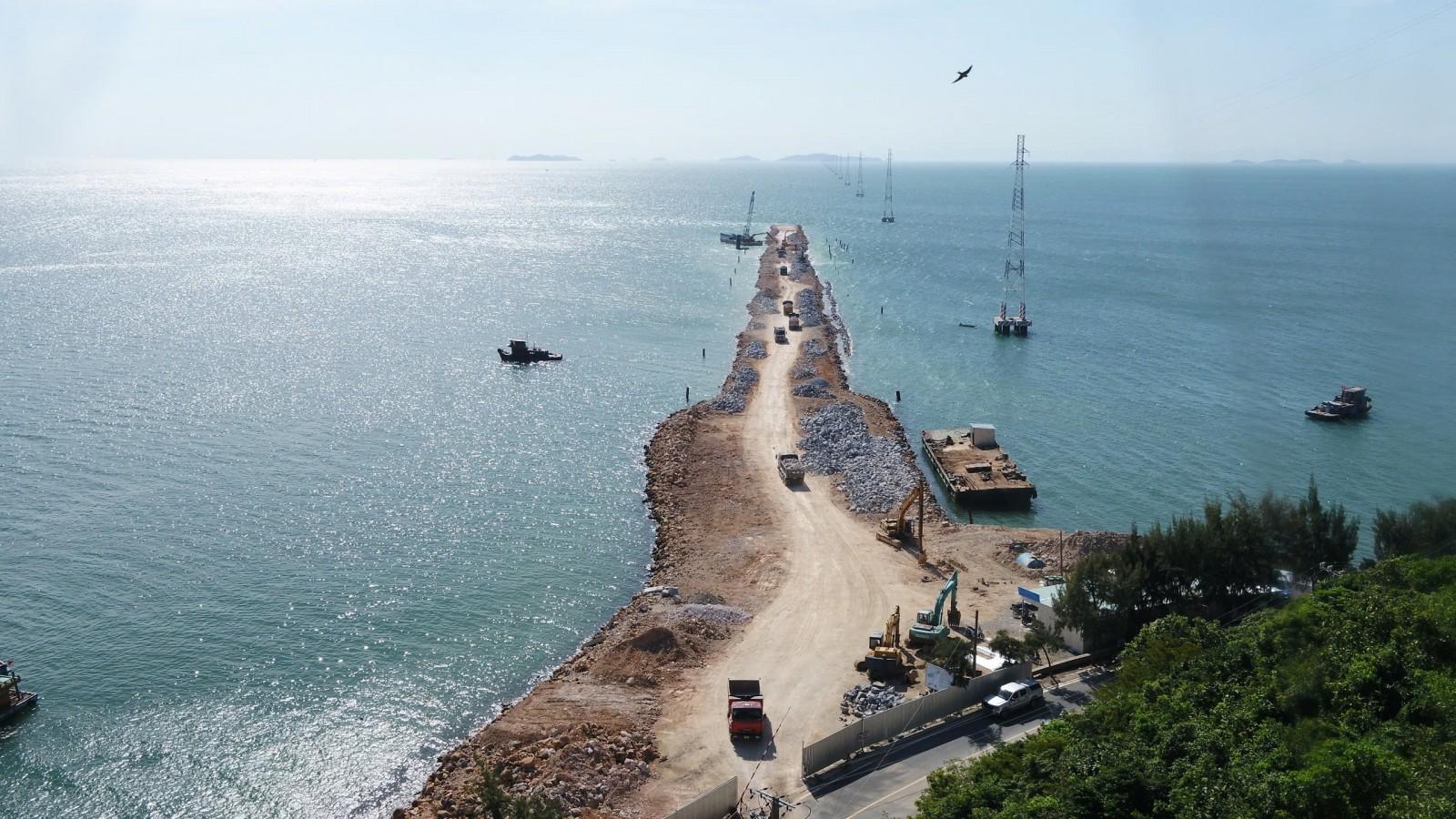 Dự án đường dẫn ra Cảng tổng hợp Hà Tiên nằm toàn bộ trên phần chủ quyền của Việt Nam