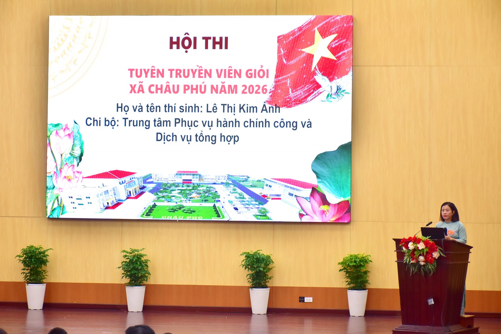 Xã Châu Phú tổ chức hội thi tuyên truyền viên giỏi năm 2026