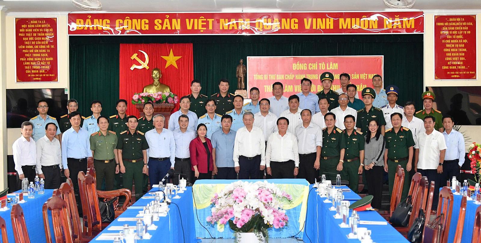 Tổng Bí thư Tô Lâm thăm và làm việc tại đặc khu Thổ Châu