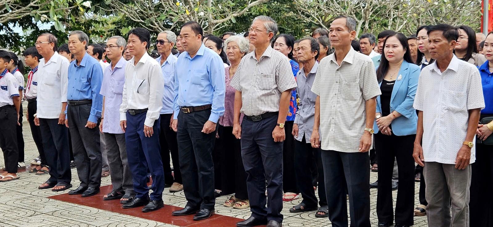 UBND xã Ba Chúc tổ chức lễ kỷ niệm 103 năm Ngày sinh cố Thủ tướng Võ Văn Kiệt