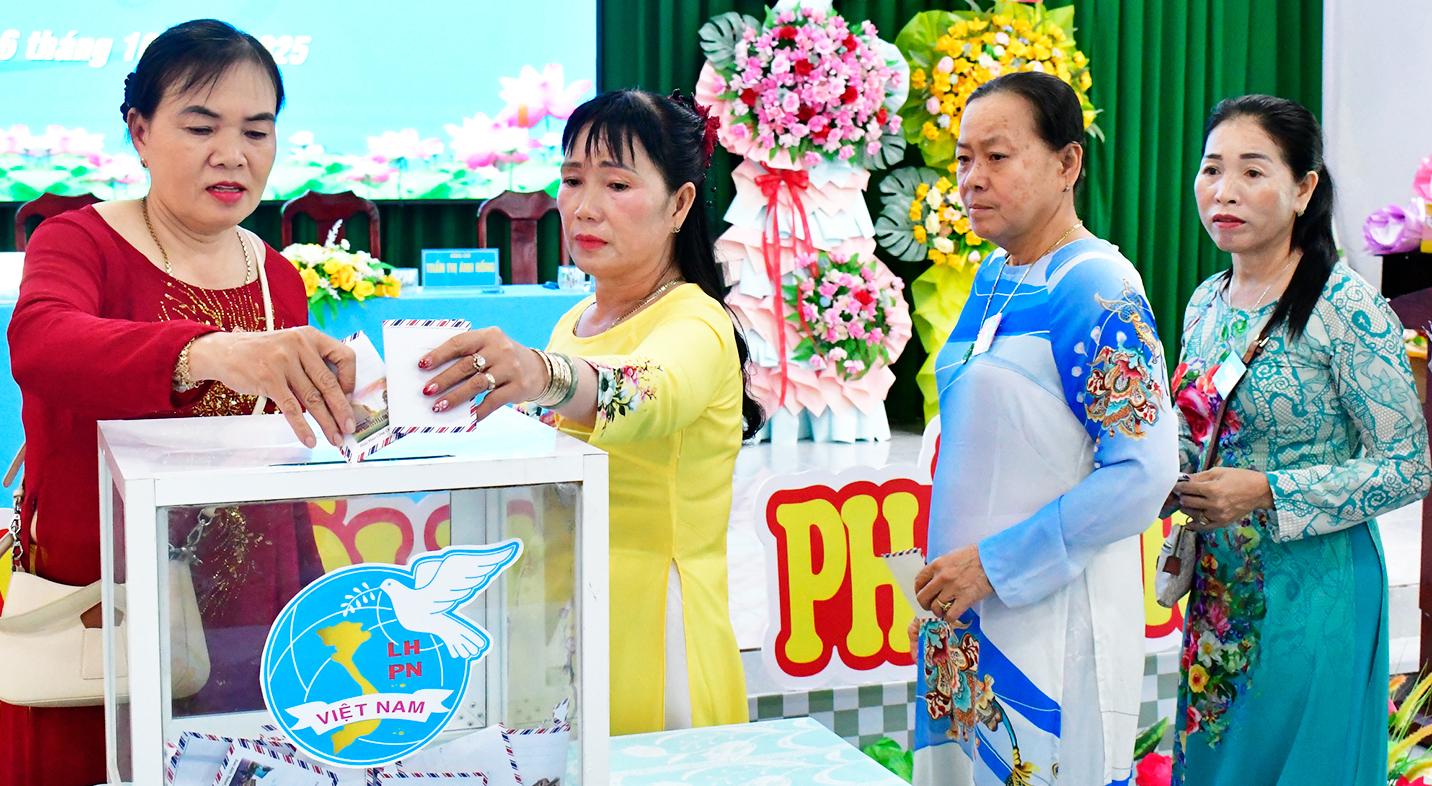 Đại hội đại biểu Hội Liên hiệp Phụ nữ xã Tây Yên lần thứ I