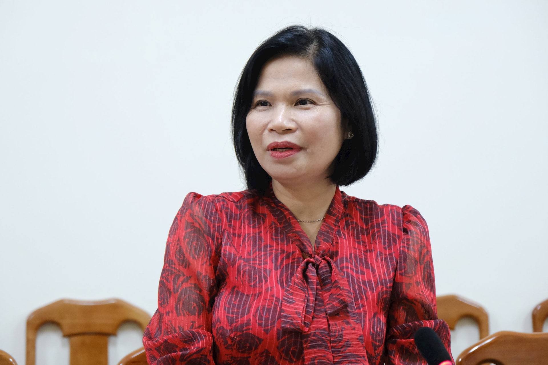 Phó Giám đốc Sở Tài chính Bùi Thị Tuyết Mai phản hồi các kiến nghị tại địa phương