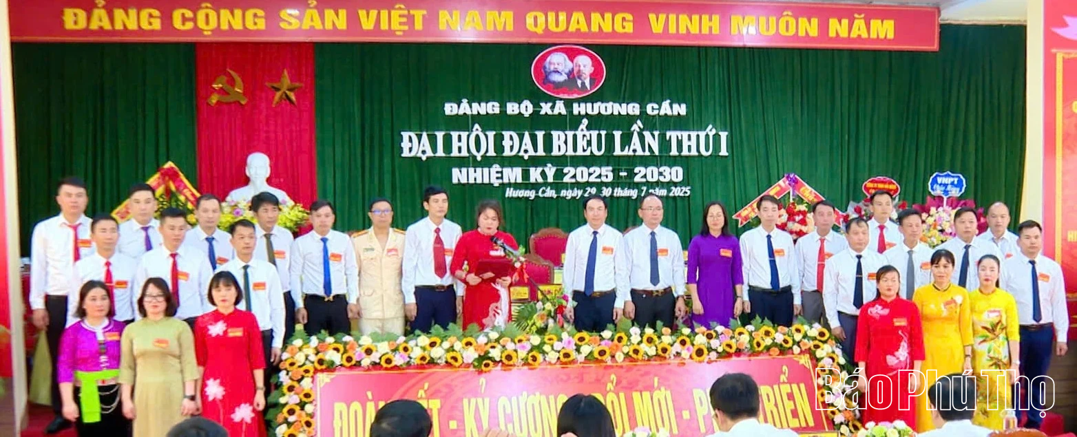 Đại hội đại biểu Đảng bộ xã Hương Cần lần thứ I, nhiệm kỳ 2025-2030