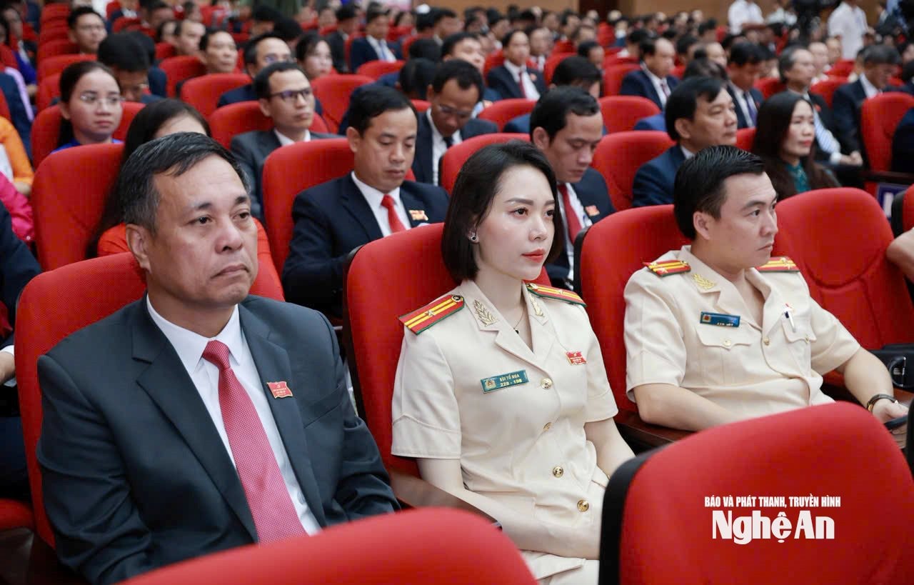 Các đại biểu tham dự Đại hội đại biểu Đảng bộ tỉnh Nghệ An lần thứ XX, nhiệm kỳ 2025-2030. Ảnh: Hữu Hoàng