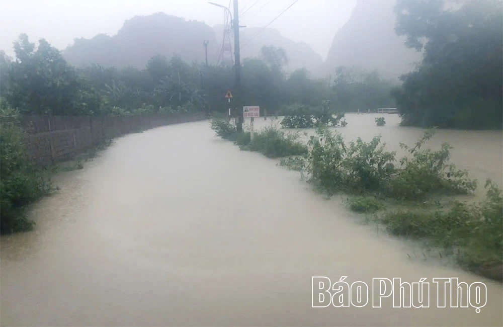 Chủ động ứng phó khi mực nước sông Bôi lên trên mức báo động 2