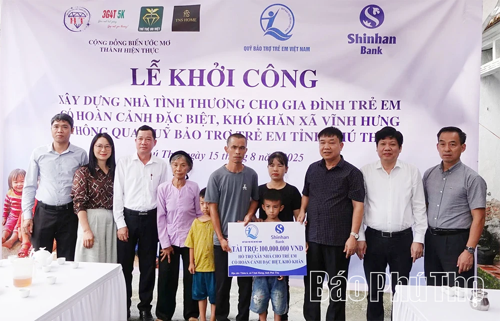 Quỹ Bảo trợ trẻ em tỉnh Ph&uacute; Thọ &ndash; Cầu nối nh&acirc;n &aacute;i n&acirc;ng c&aacute;nh ước mơ