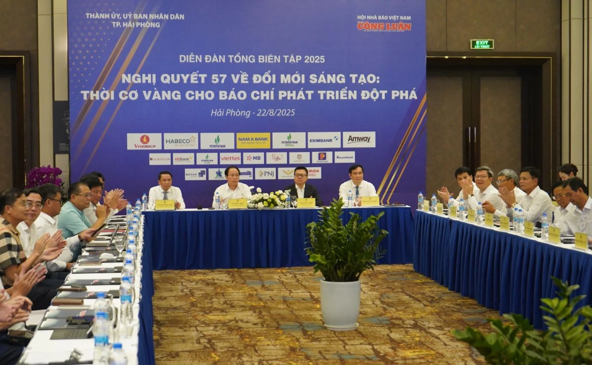 Diễn đàn Tổng Biên tập 2025: Chuyển đổi số báo chí từ tinh thần Nghị quyết 57