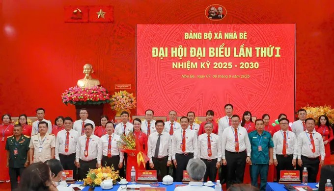 Ra mắt Ban Chấp hành Đảng bộ xã Nhà Bè, nhiệm kỳ 2025-2030
