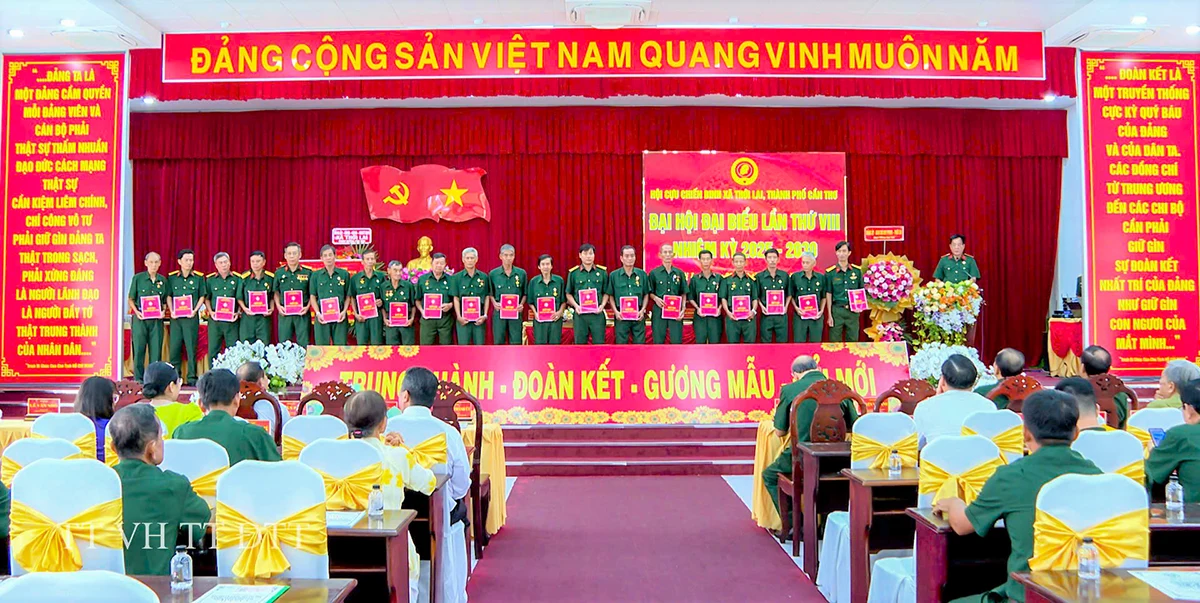 Đại hội đại biểu Hội Cựu chiến binh phường Bình Thủy và các xã Thới Lai, Đông Thuận