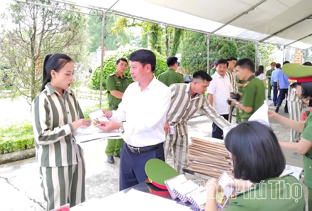 308 phạm nhân tại Trại giam Tân Lập được đặc xá