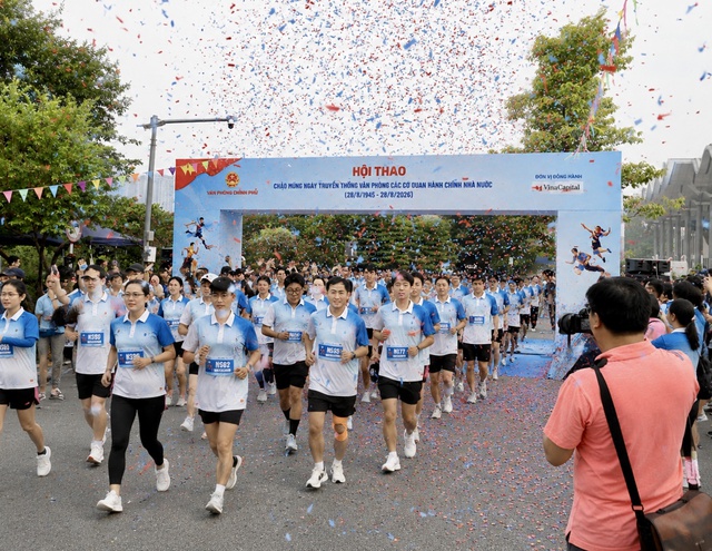 Những khoảnh khắc ấn tượng tại Hội thao chào mừng 81 năm Ngày truyền thống VPCP- Ảnh 7.