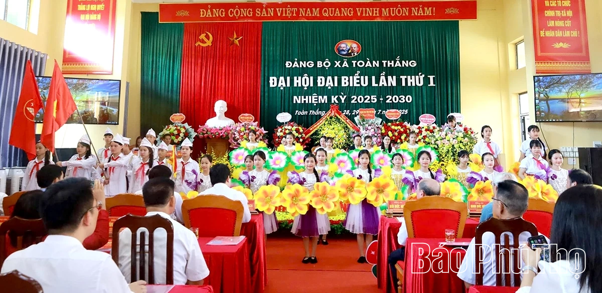 Đại hội đại biểu Đảng bộ xã Toàn Thắng lần thứ I, nhiệm kỳ 2025 - 2030
