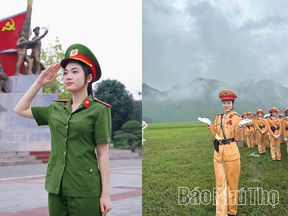 “Bông hồng thép” Phú Thọ trong khối diễu binh, diễu hành A80