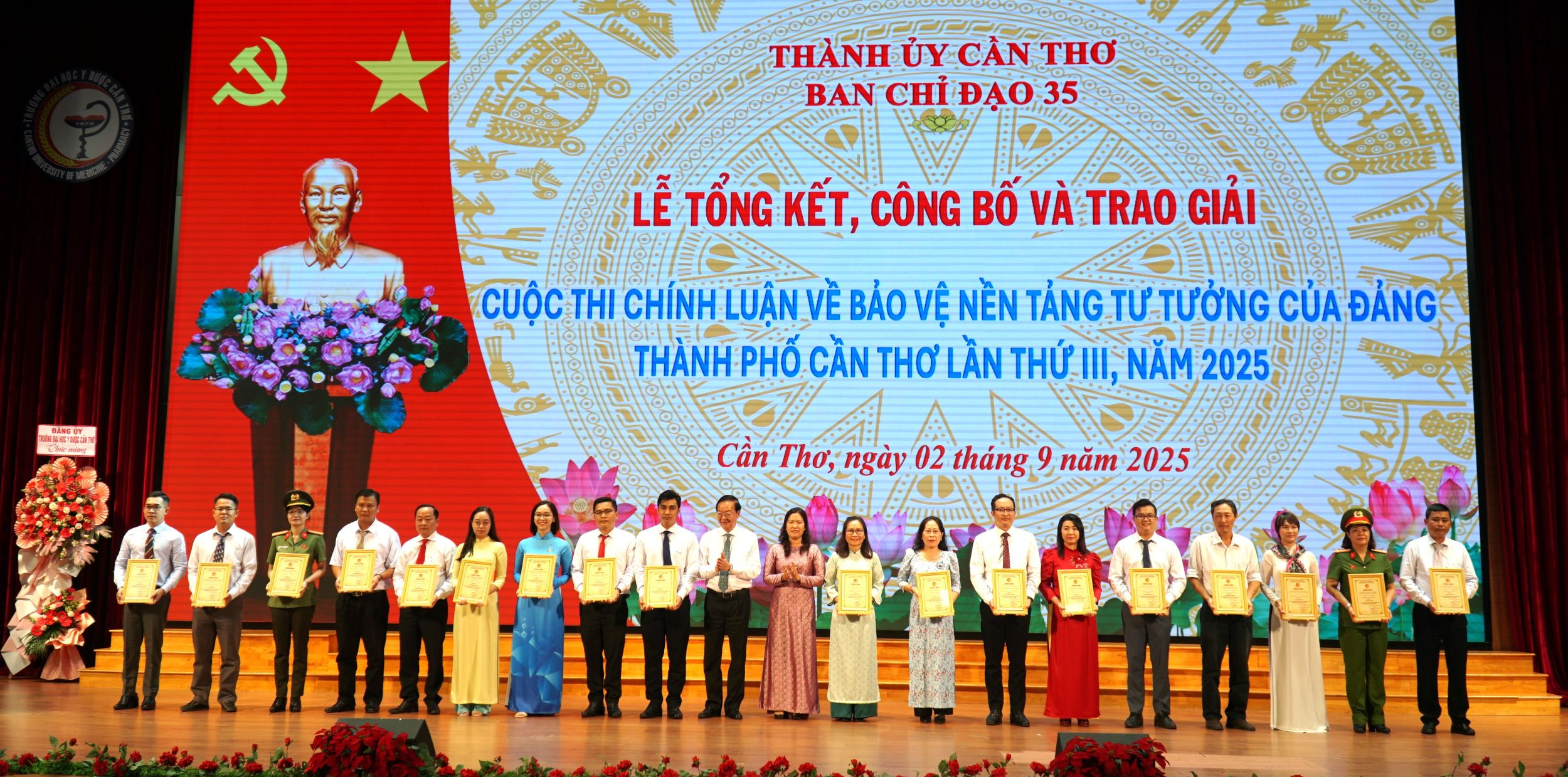 Tổng kết và trao giải Cuộc thi chính luận về bảo vệ nền tảng tư tưởng của Đảng TP Cần Thơ lần thứ III, năm 2025