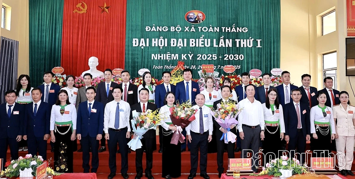 Đại hội đại biểu Đảng bộ xã Toàn Thắng lần thứ I, nhiệm kỳ 2025 - 2030