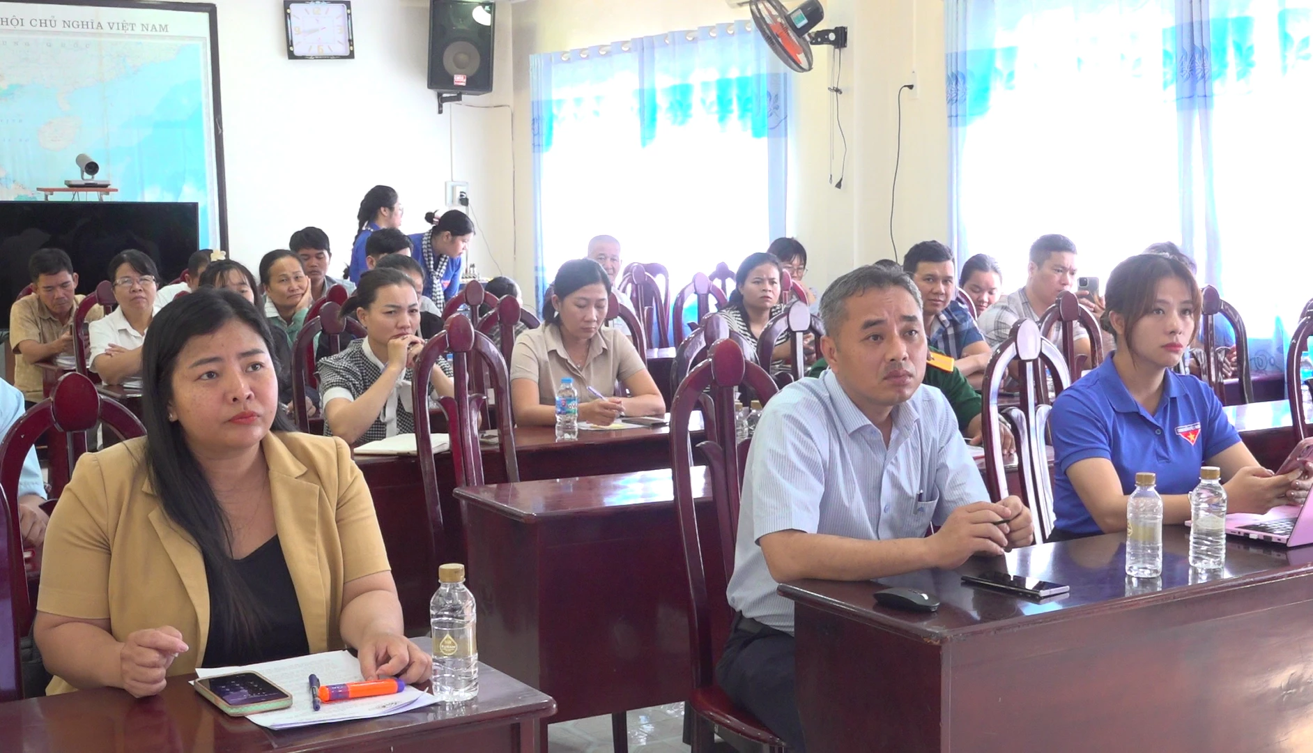 Các đại biểu tham dự hội nghị tập huấn. Ảnh: PHÙNG QUỲNH.