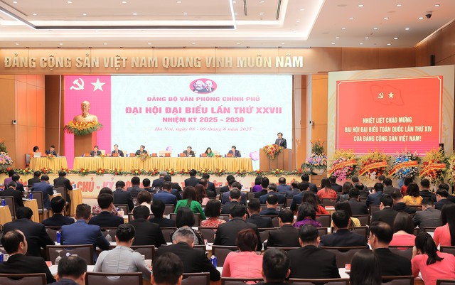 Đại hội Đảng bộ Văn phòng Chính phủ lần thứ XXVII thành công tốt đẹp- Ảnh 2.