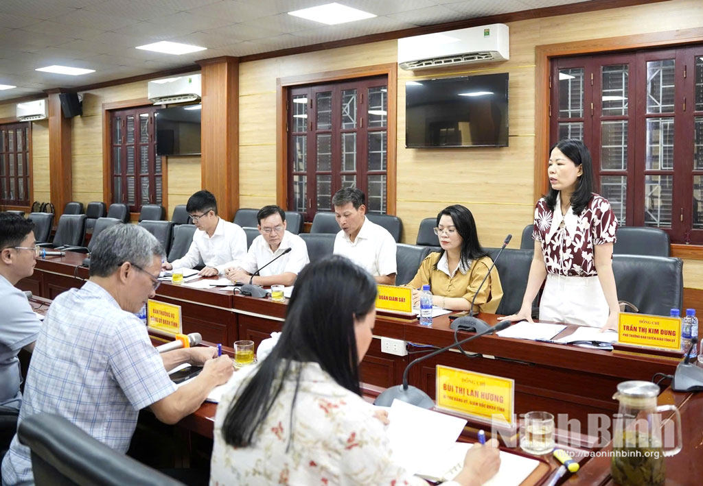 Quang cảnh buổi giám sát.