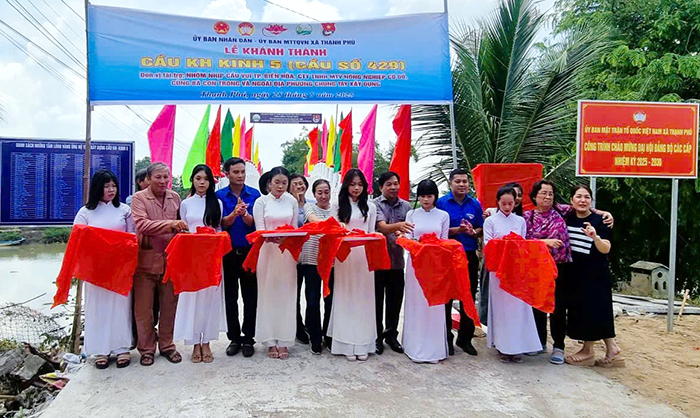 Ủy ban MTTQVN xã Thạnh Phú nỗ lực đảm bảo an sinh xã hội