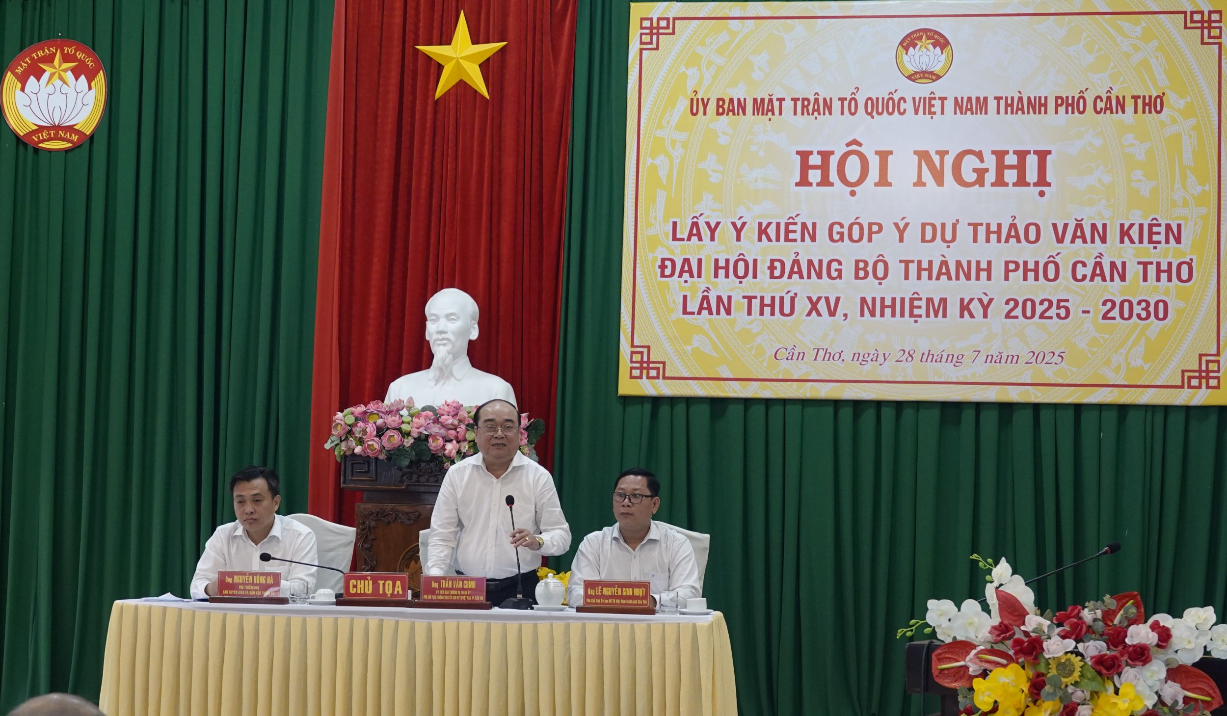 Ủy ban MTTQVN TP Cần Thơ tổ chức hội nghị đóng góp ý kiến dự thảo văn kiện Đại hội Đảng bộ TP Cần Thơ