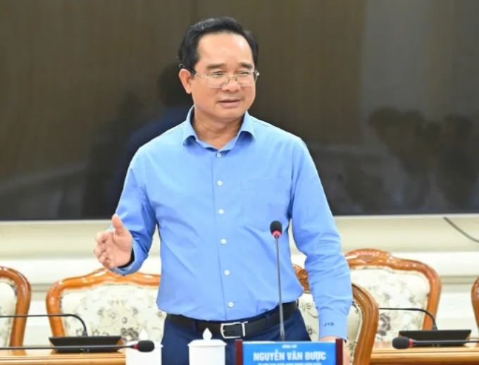 Đồng chí Nguyễn Văn Được phát biểu kết luận. (Ảnh: SGGP)