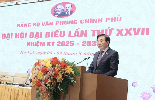 Đại hội Đảng bộ Văn phòng Chính phủ lần thứ XXVII thành công tốt đẹp- Ảnh 1.