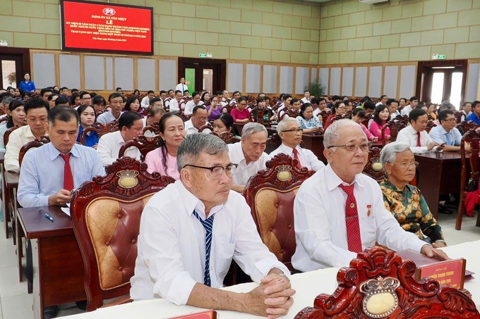 Đại biểu tham dự lễ kỷ niệm. (Ảnh: SGGP)