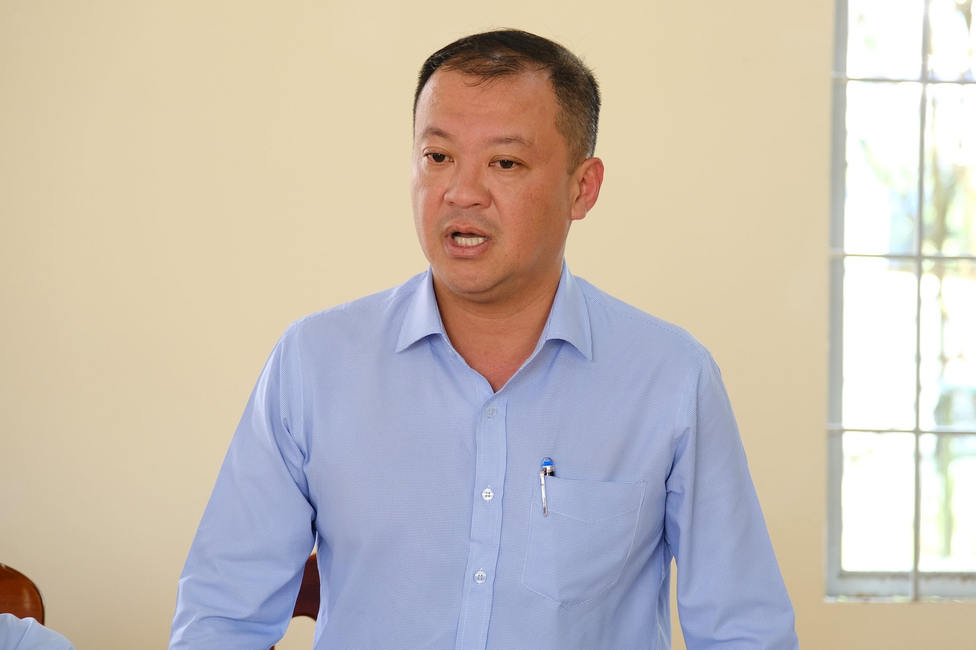 Phó trưởng Ban Tổ chức Tỉnh ủy Vũ Quang Lâm định hướng tháo gỡ khó khăn