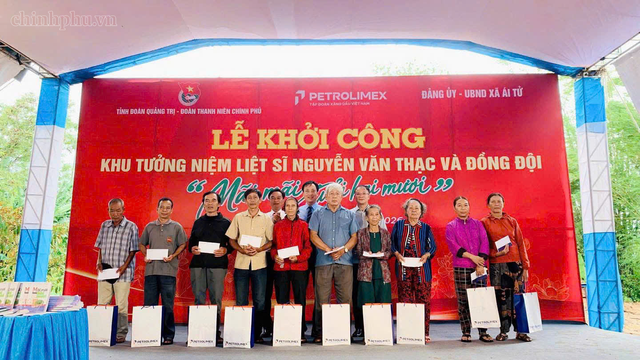 Khởi công xây dựng Khu tưởng niệm Liệt sĩ Nguyễn Văn Thạc và đồng đội tại Quảng Trị- Ảnh 2.