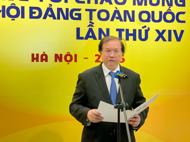 Giới thiệu 44 tác phẩm nghệ thuật sơn mài tại triển lãm chào mừng Đại hội Đảng toàn quốc lần thứ XIV - Ảnh 1. Giới thiệu 44 tác phẩm nghệ thuật sơn mài tại triển lãm chào mừng Đại hội Đảng toàn quốc lần thứ XIV - Ảnh 1.