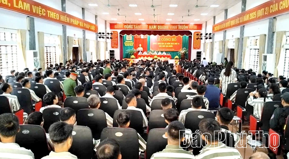 308 phạm nhân tại Trại giam Tân Lập được đặc xá