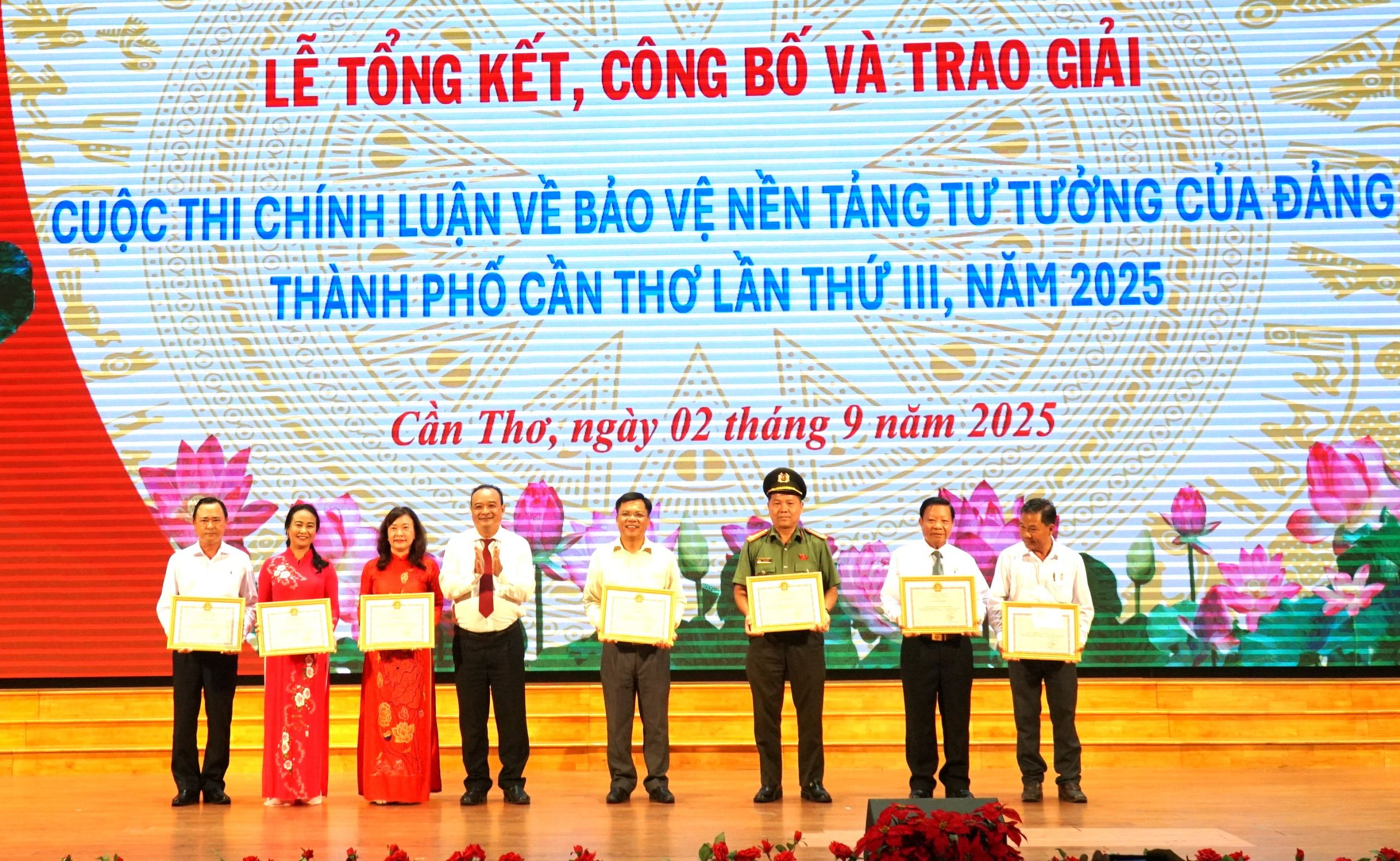 Tổng kết và trao giải Cuộc thi chính luận về bảo vệ nền tảng tư tưởng của Đảng TP Cần Thơ lần thứ III, năm 2025