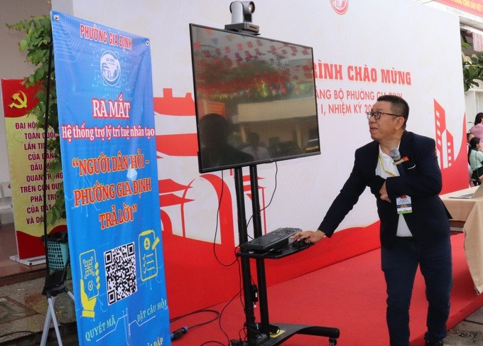 Hệ thống trợ lý trí tuệ nhân tạo “Người dân hỏi – phường Gia Định trả lời”