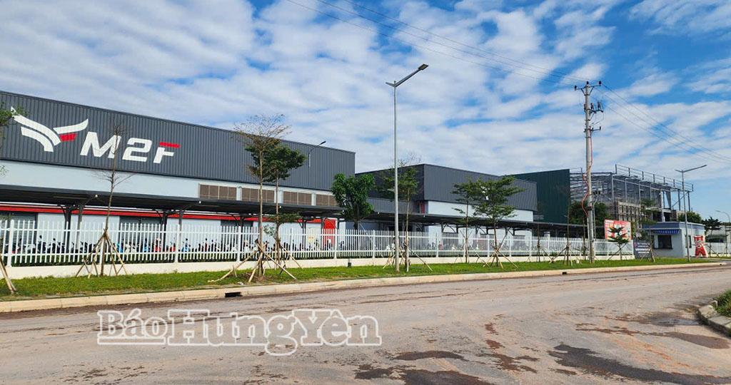 Nhờ làm tốt công tác giải phóng mặt bằng, tỉ lệ lấp đầy tại Cụm công nghiệp Hưng Nhân đạt gần 100%.