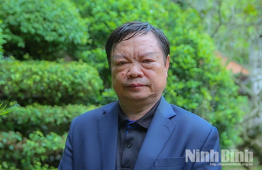 Ông Nguyễn Văn Thư, nguyên Giám đốc Bảo tàng tỉnh Nam Định.