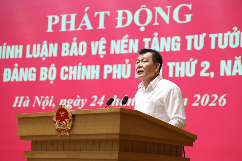 Đảng ủy Chính phủ phát động "Cuộc thi chính luận về bảo vệ nền tảng tư tưởng của Đảng" - Ảnh 4.