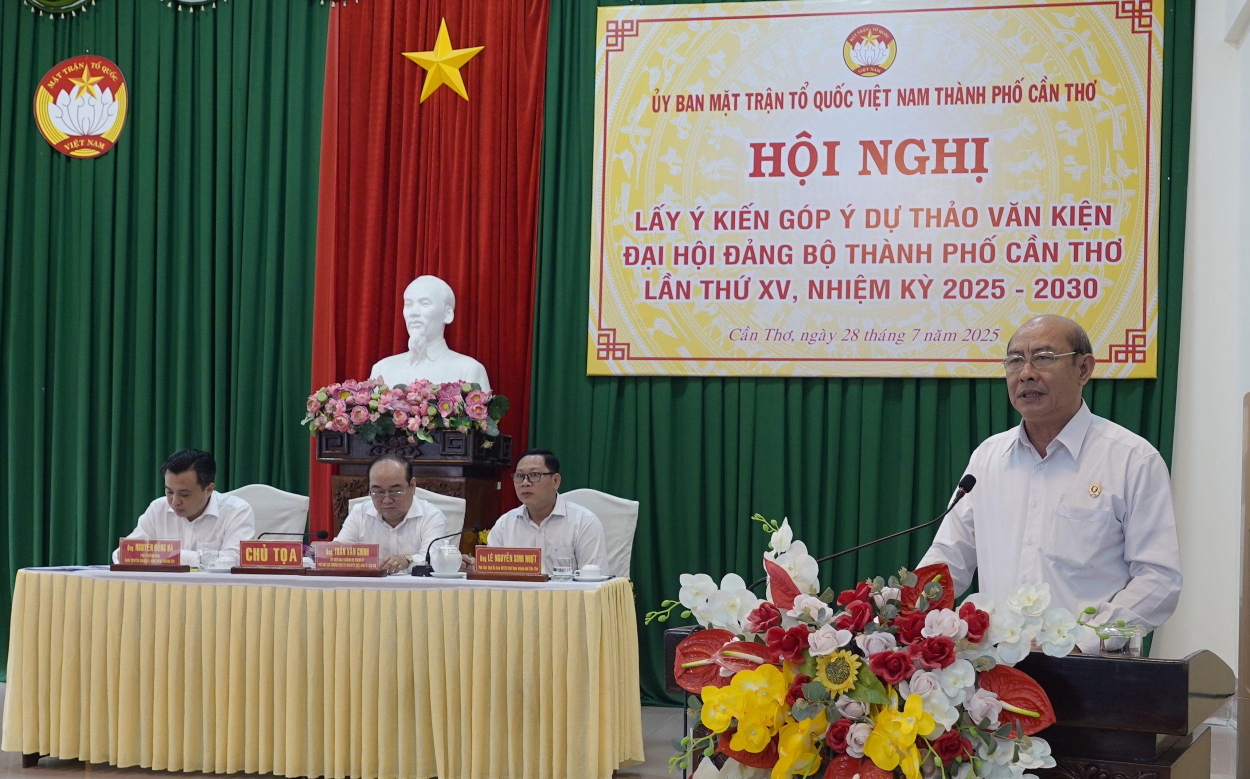 Ủy ban MTTQVN TP Cần Thơ tổ chức hội nghị đóng góp ý kiến dự thảo văn kiện Đại hội Đảng bộ TP Cần Thơ