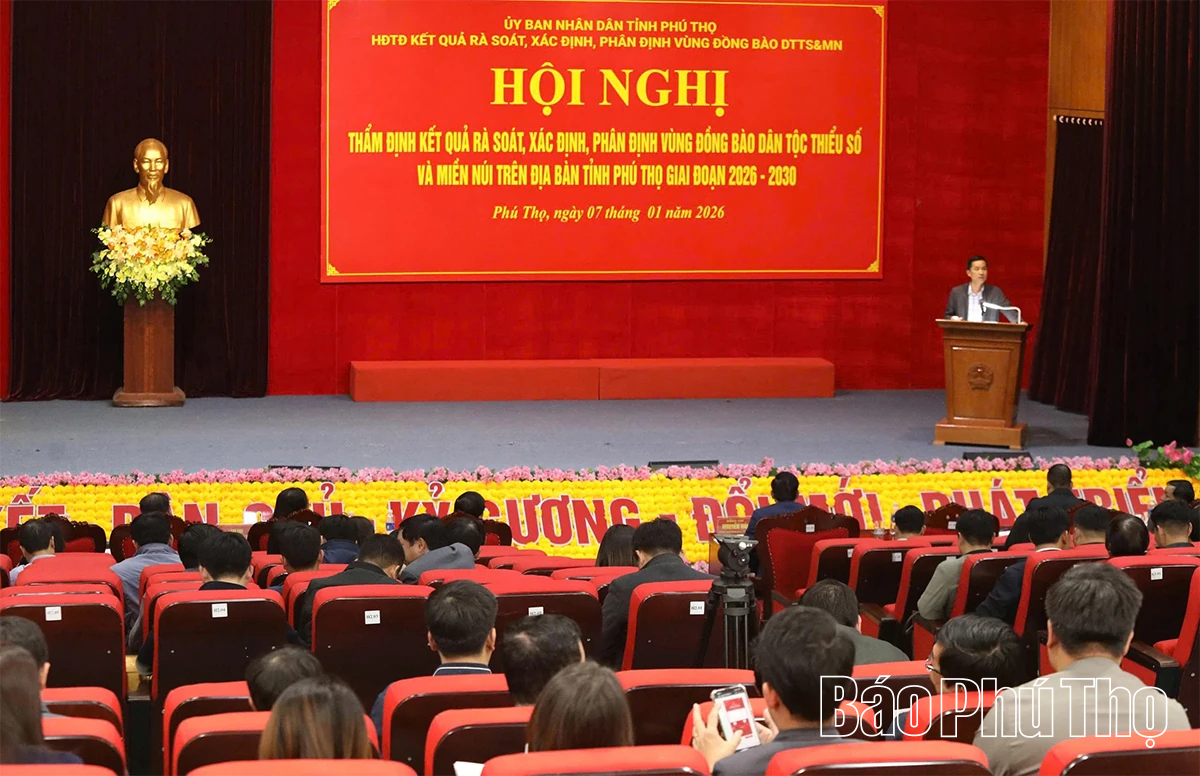 Thẩm định kết quả rà soát, xác minh, phân định vùng dân tộc thiểu số và miền núi giai đoạn 2026- 2030