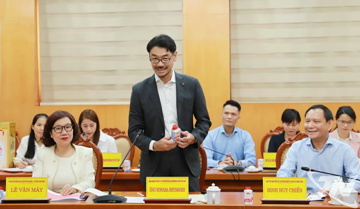 Ngài Kohara Shunsuke, Tổng Giám đốc Công ty CP Morigana Nutritionnal Foods Việt Nam.