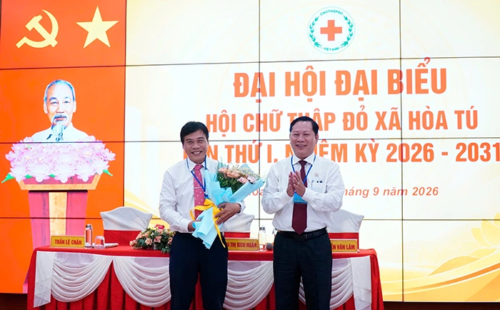 Hội Chữ thập đỏ xã Hòa Tú tổ chức Đại hội lần thứ I, nhiệm kỳ 2026-2031