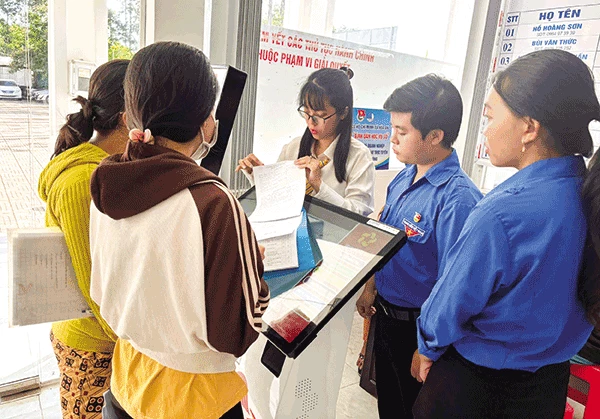 Tuổi trẻ xung kích hỗ trợ vận hành chính quyền địa phương 2 cấp