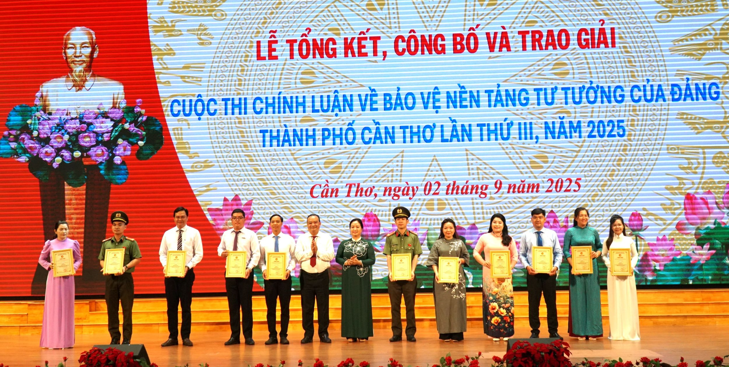 Tổng kết và trao giải Cuộc thi chính luận về bảo vệ nền tảng tư tưởng của Đảng TP Cần Thơ lần thứ III, năm 2025