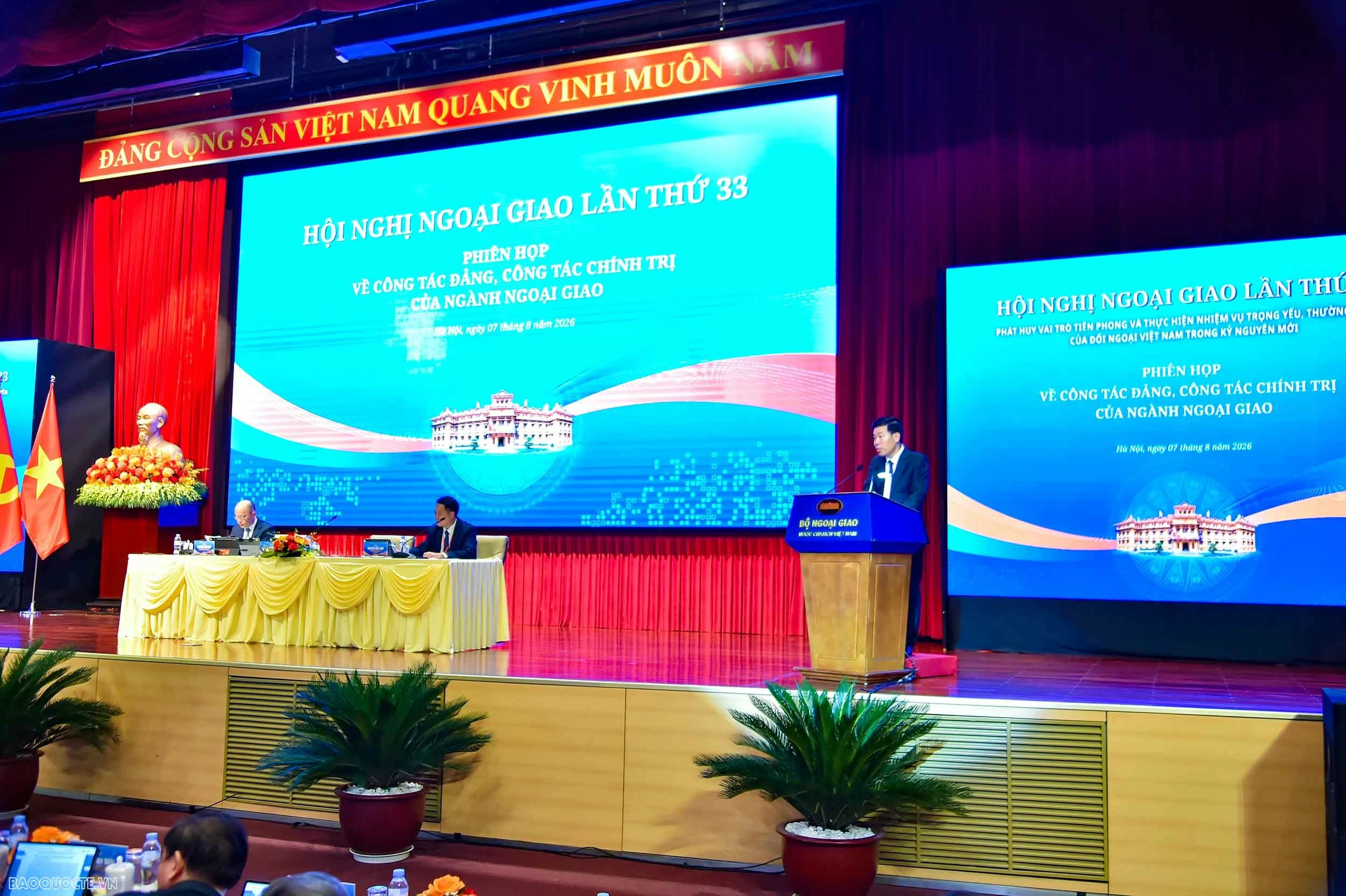 Thứ trưởng Ngoại giao Nguyễn Mạnh Cường.  (Ảnh: Quang Hòa)