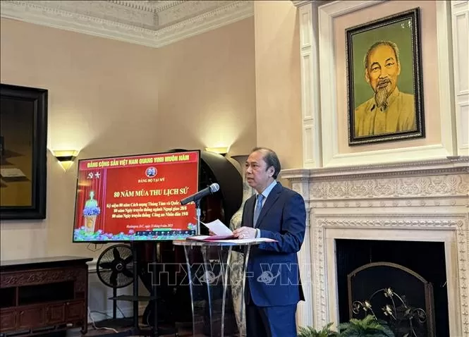 80 năm mùa Thu lịch sử: Các cơ quan đại diện Việt Nam tại Mỹ long trọng tổ chức lễ tưởng nhớ về những ngày tháng hào hùng của dân tộc 80 năm mùa Thu lịch sử: Các cơ quan đại diện Việt Nam tại Mỹ long trọng tổ chức lễ tưởng nhớ về những ngày tháng hào hùng của dân tộc
