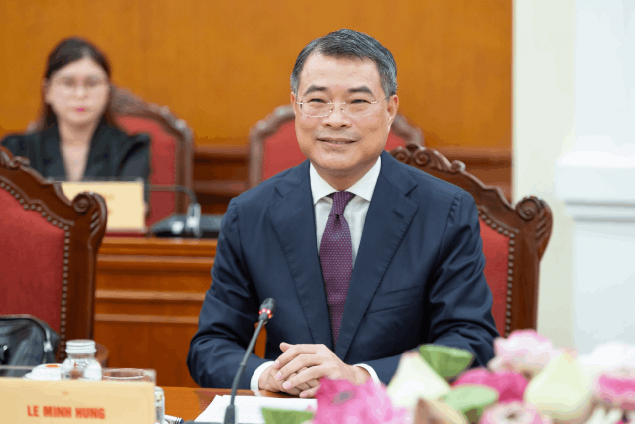 Trưởng Ban Tổ chức Trung ương, Chủ tịch Nhóm Nghị sĩ hữu nghị Việt Nam - Nhật Bản Lê Minh Hưng phát biểu tại cuộc tiếp. (Ảnh: Phạm Thắng) Trưởng Ban Tổ chức Trung ương, Chủ tịch Nhóm Nghị sĩ hữu nghị Việt Nam - Nhật Bản Lê Minh Hưng phát biểu tại cuộc tiếp. (Ảnh: Phạm Thắng)