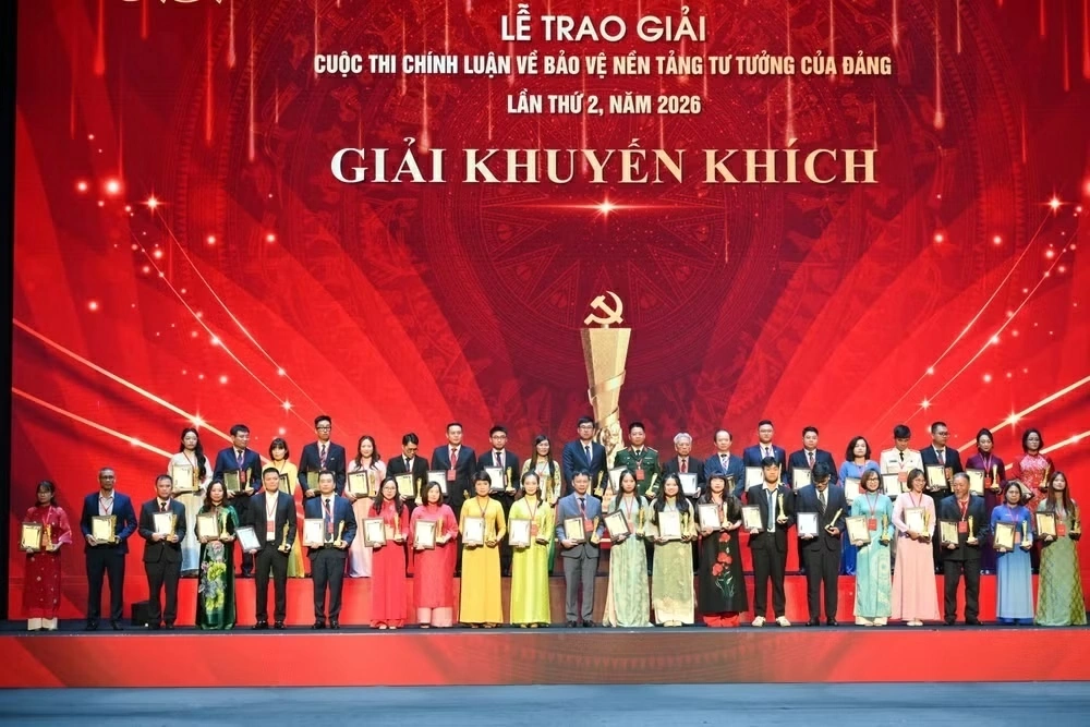 Trao Giải Cuộc thi chính luận về bảo vệ nền tảng tư tưởng của Đảng trong Đảng bộ Chính phủ lần thứ 2