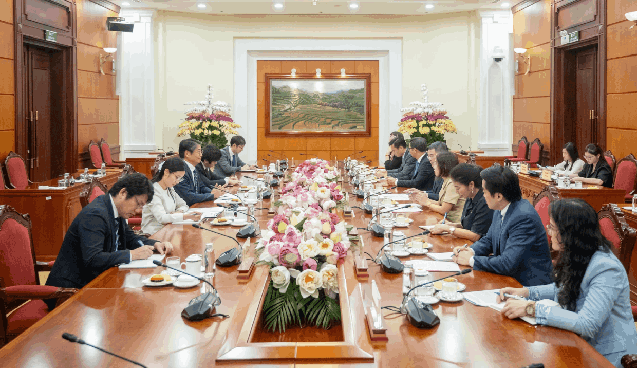 Toàn cảnh buổi làm việc. (Ảnh: Thành Long) Toàn cảnh buổi làm việc. (Ảnh: Thành Long)